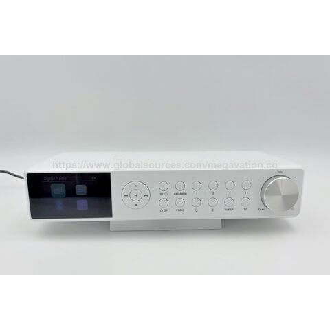 KD7368 Radio DAB con logotipo personalizado, pantalla a color, para cocina, Bluetooth, streaming de música, USB-MP3, DAB+ FM, 2x 3W RMS