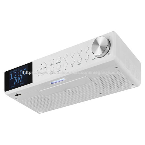 KD7368 Radio DAB con logotipo personalizado, pantalla a color, para cocina, Bluetooth, streaming de música, USB-MP3, DAB+ FM, 2x 3W RMS