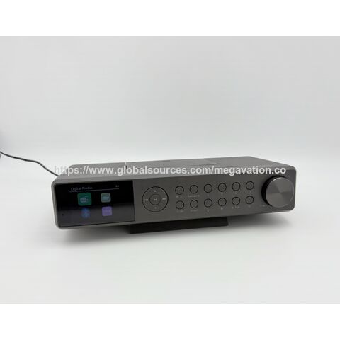 KD7368 Radio DAB con logotipo personalizado, pantalla a color, para cocina, Bluetooth, streaming de música, USB-MP3, DAB+ FM, 2x 3W RMS