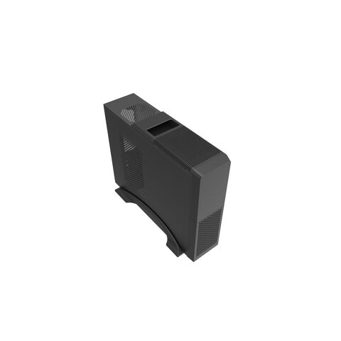 Boîtier PC de Bureau SFF Design Compact et Petit Bande ARGB en Option Boîtier d'Ordinateur MicroATX Slim avec Alimentation SFX
