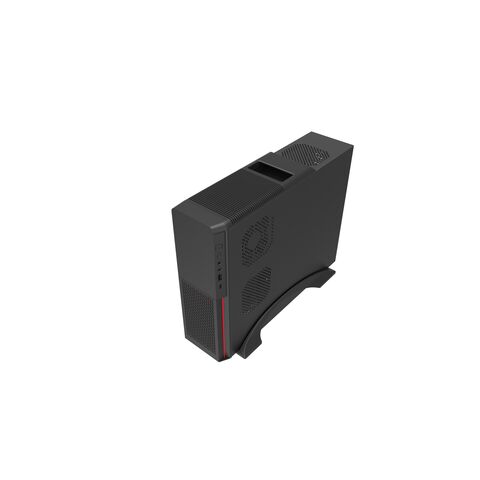 Boîtier PC de Bureau SFF Design Compact et Petit Bande ARGB en Option Boîtier d'Ordinateur MicroATX Slim avec Alimentation SFX