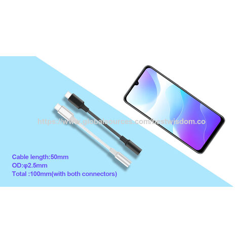 Adaptateur Convertisseur de Câble de Signal Numérique USB C Type C vers Casque d'Ecoute 3.5mm pour iPad/iPhone 15
