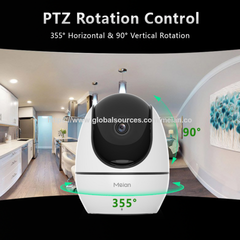 Caméras de surveillance intelligentes pour la maison au prix d'usine, caméras HD, audio bidirectionnel et vision nocturne, caméra IP Wi-Fi