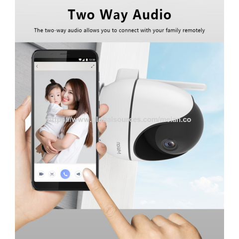 Caméras de surveillance intelligentes pour la maison au prix d'usine, caméras HD, audio bidirectionnel et vision nocturne, caméra IP Wi-Fi