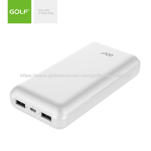 Batterie Externe Universelle 20000mAh, Boîtier de Batterie au Lithium de Grande Capacité, Chargeur de Téléphone Portable, Double USB
