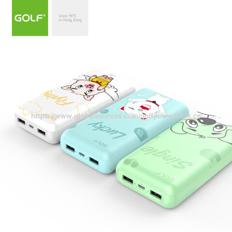 Batterie Externe Universelle 20000mAh, Boîtier de Batterie au Lithium de Grande Capacité, Chargeur de Téléphone Portable, Double USB