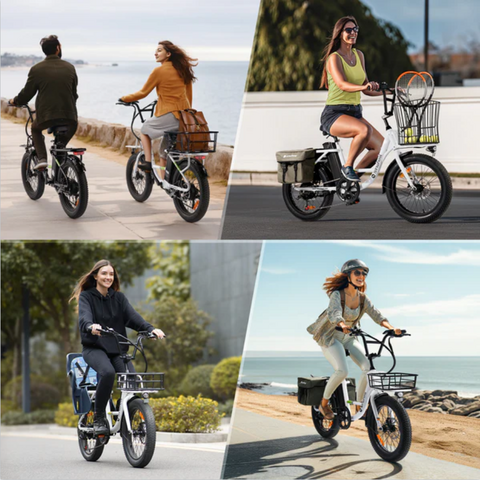 Neuheit 2025: 20-Zoll-Elektro-Citybike mit Gepäckträger, E-Bike EB8 EBIKE für Erwachsene mit 500W-Motor, OEM-Hersteller, heiß begehrt