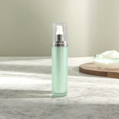 Hochwertige Acryl-Cremeflasche, Kunststoff-Spenderflasche für Lotion, für Essenz-Creme, Vakuum-Spenderflasche