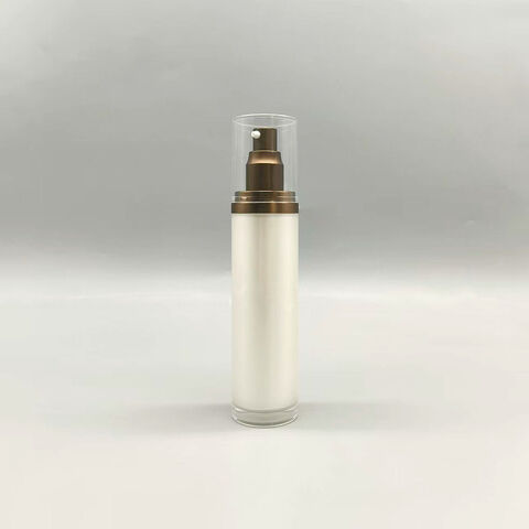 Hochwertige Acryl-Cremeflasche, Kunststoff-Spenderflasche für Lotion, für Essenz-Creme, Vakuum-Spenderflasche