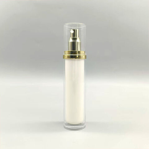 Hochwertige Acryl-Cremeflasche, Kunststoff-Spenderflasche für Lotion, für Essenz-Creme, Vakuum-Spenderflasche