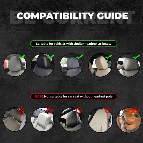 Fundas de Asiento de Coche Universales con Impresión Personalizada, Anti-Manchas, Cómodas, Accesorios para Coche, Fundas de Reposacabezas, Protección de Asientos de Poliéster