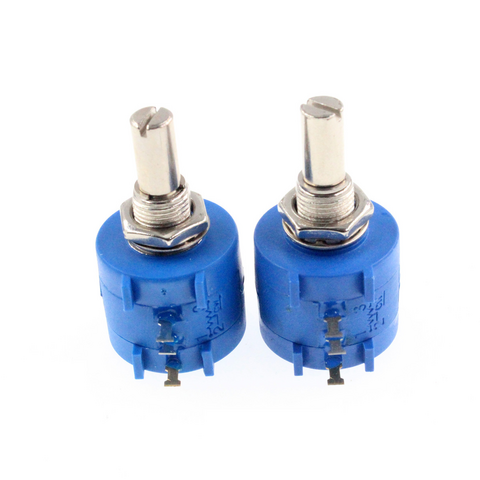 Potenciômetro Multivoltas 3590S-2-103L/10K 20K 50K 100K (10 voltas) - Resistor Ajustável de Precisão