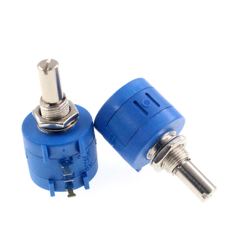 Potenciômetro Multivoltas 3590S-2-103L/10K 20K 50K 100K (10 voltas) - Resistor Ajustável de Precisão