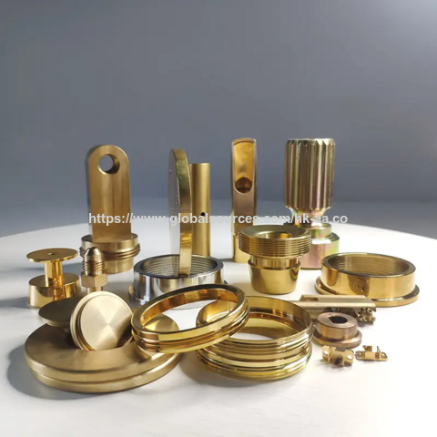 Dongguan Hochpräzise CNC-Bearbeitung Fräsen Luxuriöse Bronze Messing Lampen Teile CNC-Beleuchtungsteile mit Kundenspezifischer Zeichnung