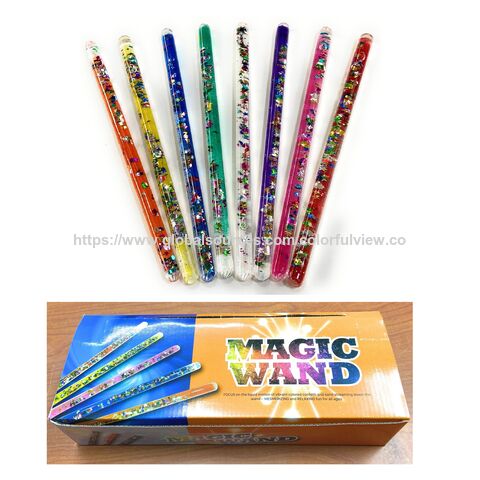 Baguette à paillettes, Jouets éducatifs, Baguette à paillettes spirale, Baguette, Jouets sensoriels multicolores, Article cadeau promotionnel, Baguette liquide