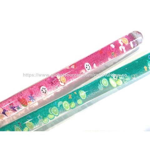 Baguette à paillettes, Jouets éducatifs, Baguette à paillettes spirale, Baguette, Jouets sensoriels multicolores, Article cadeau promotionnel, Baguette liquide