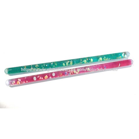 Baguette à paillettes, Jouets éducatifs, Baguette à paillettes spirale, Baguette, Jouets sensoriels multicolores, Article cadeau promotionnel, Baguette liquide