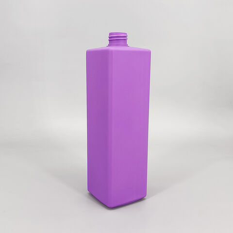 Precio de fábrica botella vacía de champú morado de 1000 ml 32OZ con bomba de loción botella blanda de DHPE de 1 litro para gel de baño