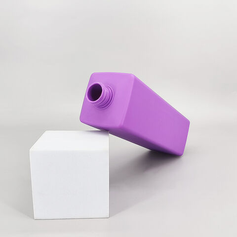 Precio de fábrica botella vacía de champú morado de 1000 ml 32OZ con bomba de loción botella blanda de DHPE de 1 litro para gel de baño