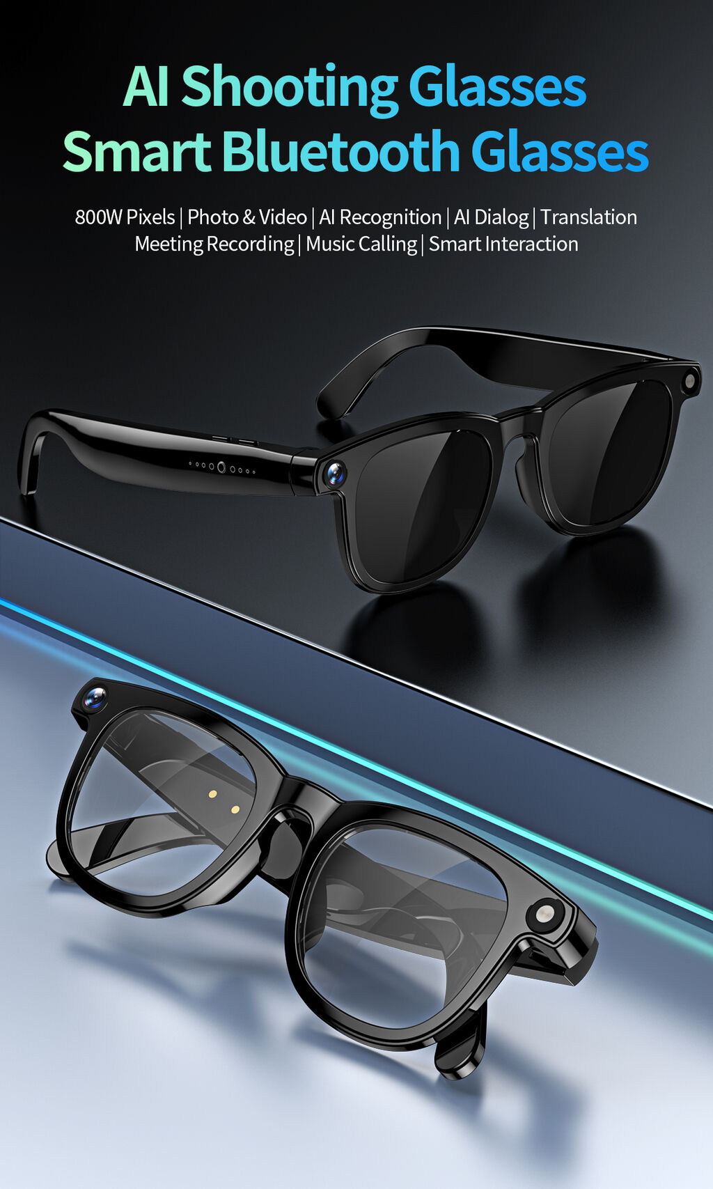 Les lunettes intelligentes minces visent à combiner la réalité