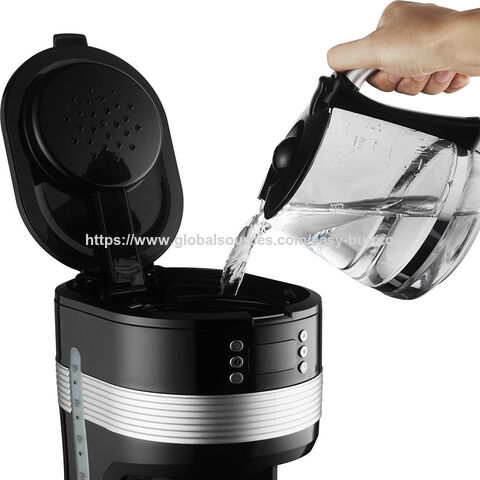 Machines à café à filtre automatiques, cafetière automatique 10 tasses, cafetières électriques à filtre numériques pour hôtels