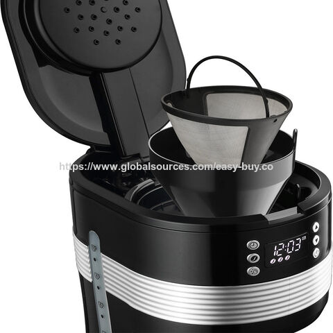Machines à café à filtre automatiques, cafetière automatique 10 tasses, cafetières électriques à filtre numériques pour hôtels