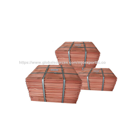 Cátodos de Cobre Industriales Electrolito Suministro a Granel Cátodos de Cobre Electrolito Para Compradores de la Industria Metalúrgica y Galvanoplastia