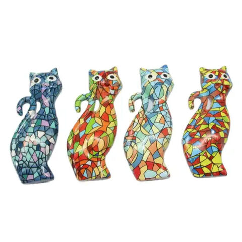 Aimant de réfrigérateur chien animal souvenir en polyrésine personnalisé en gros