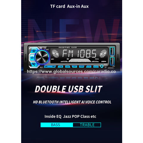 OEM ODM Autoradio FM haute puissance à charge rapide avec kit mains libres BT pour utilisation en voiture