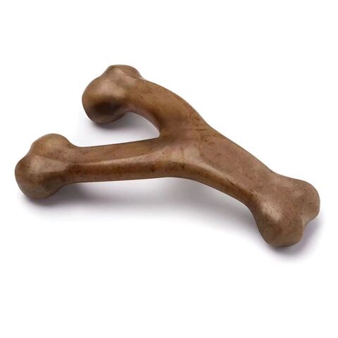 Palitos para la dentición de cachorros, juguetes duraderos para masticar perros, adecuados para masticación intensa, juguetes para masticar para perros con masticación agresiva, sabor a tocino real