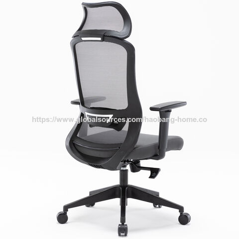Chaise de Bureau Ergonomique avec Support Lombaire, Haut Dossier, Pivotante et Respirante pour Bureau d'Ordinateur - Chaises de Bureau en Maille à Vendre