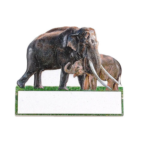 Impression de logo personnalisé Résine Afrique Afrique du Sud Big Five Souvenirs Cadeau Aimant de réfrigérateur Kenya