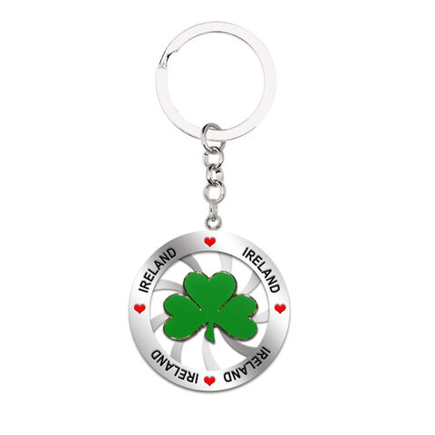 Aimant de Réfrigérateur 3D en Résine Trèfle Porte-Bonheur Dublin Saint-Patrick en Gros - Souvenir d'Irlande