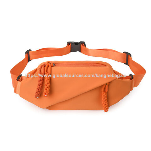 Vente en gros de sacs de taille de sport rouges multifonctionnels Sac banane de course