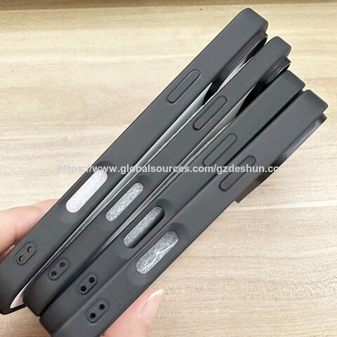 جراب هاتف TPU غير لامع لهاتف 17promax، قوالب تسامي فارغة، لوحة بلاستيكية يمكنك تركيبها بنفسك