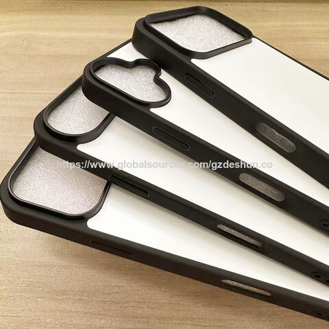 جراب هاتف TPU غير لامع لهاتف 17promax، قوالب تسامي فارغة، لوحة بلاستيكية يمكنك تركيبها بنفسك