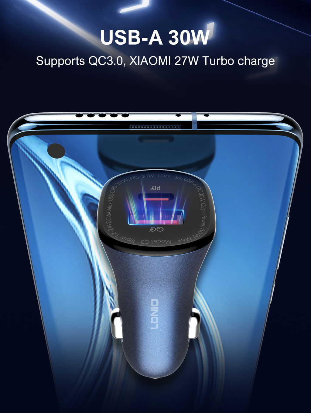Bulk Buy China Wholesale Ldnio C3 60w Super Fast Car Charger Qc 3.0 ...
