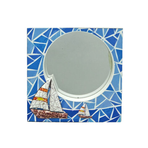 Collection de Souvenirs Cadre de Miroir en Résine Aimant de Réfrigérateur Magnétique Espagne Grenade Oman Souvenir Islamique
