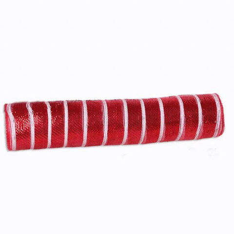 Penjualan Laris Harga Pabrik 21 Inci Metallic PP Deco Poly Mesh Roll untuk Karangan Bunga Natal