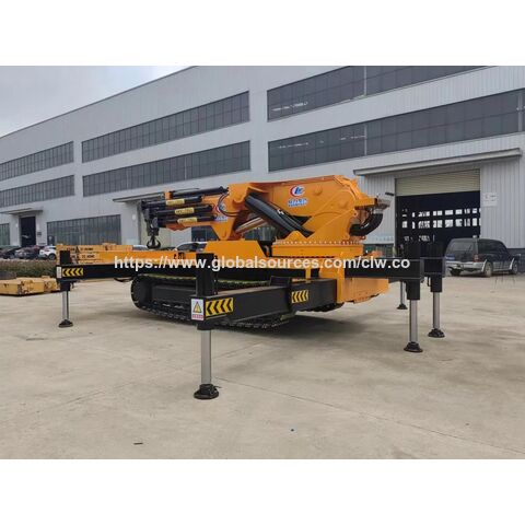 Guindaste de esteira de 50 toneladas, guindaste pesado, guindaste de construção, equipamento de elevação, mini guindaste de esteira, caminhão guindaste