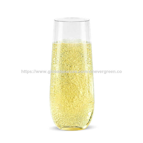 Gobelets à cocktail en plastique très demandés, verres à vin rouge, flûtes à champagne, vaisselle de fête, gobelets en plastique jetables
