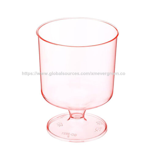 Gobelets à cocktail en plastique très demandés, verres à vin rouge, flûtes à champagne, vaisselle de fête, gobelets en plastique jetables