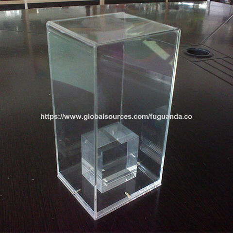 Acrylbox mit Deckel nach Maß, Plexiglasbox mit Deckel, transparente Box mit Deckel, PMMA, Plexiglas