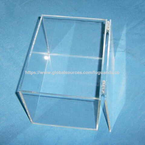 Acrylbox mit Deckel nach Maß, Plexiglasbox mit Deckel, transparente Box mit Deckel, PMMA, Plexiglas