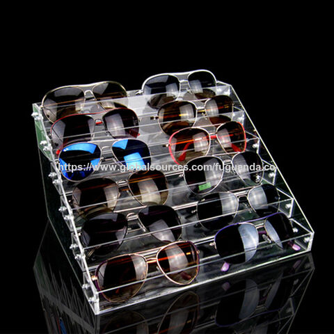 Individuelle Acryl-Brillenaufsteller, Plexiglas-Brillenaufsteller, PMMA-Brillenaufsteller