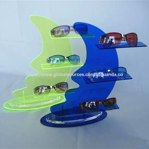 Individuelle Acryl-Brillenaufsteller, Plexiglas-Brillenaufsteller, PMMA-Brillenaufsteller
