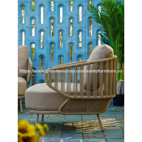 Canapé Modulaire d'Extérieur Tout Temps, Luxe, Moderne, en Forme de L, Imperméable, Mobilier de Jardin