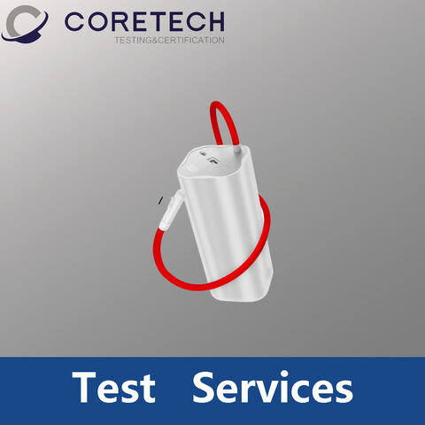 Services de test et de certification de batteries externes portables / Inspection de produits, contrôle qualité, audit d'usine, tests en laboratoire