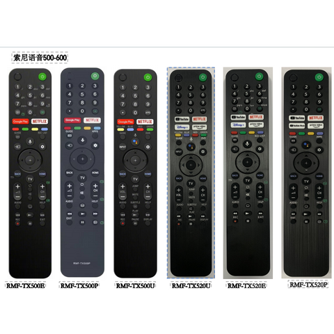 Controle Remoto RMF-TX800U para TV Sony Bravia com Controle de Voz, RMF-TX800P, RMF-TX900U, RMF-TX810P, MF-TX811U, RMF-TX811P