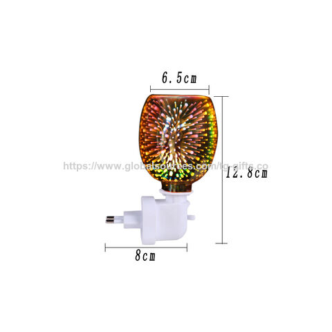 Lâmpada de fusão de cera de aromaterapia 3D mais vendida, abajur criativo para lâmpada de fusão de cera, forno de aromaterapia desodorizante para ambientes internos
